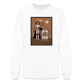 The End of Jobs - Men's Long Sleeve T-Shirt - white - Front