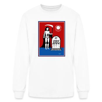 Jobless America - Men's Long Sleeve T-Shirt - white - Front