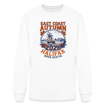 Automne de la côte Est Halifax, Nouvelle-Écosse 2026 - T-shirt à manches longues Homme - blanc - Devant
