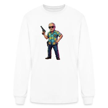 undercover_cop - Men's Long Sleeve T-Shirt - white - Front