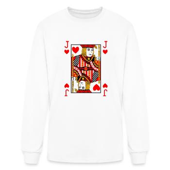 Jack of Hearts - Men's Long Sleeve T-Shirt - white - Front