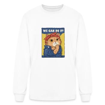 We Can Do It - Men's Long Sleeve T-Shirt - white - Front