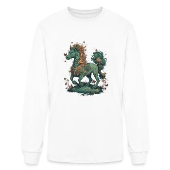 A mythical creature Qilin - Men's Long Sleeve T-Shirt - white - Front
