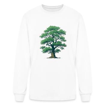 Tree - Men's Long Sleeve T-Shirt - white - Front