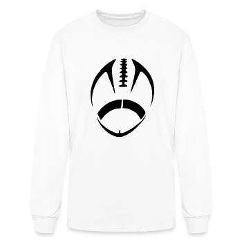 Football - Men's Long Sleeve T-Shirt - white - Front
