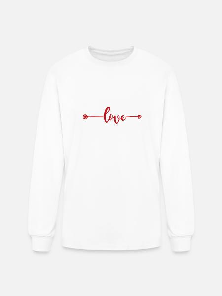 love - Men's Long Sleeve T-Shirt - white
