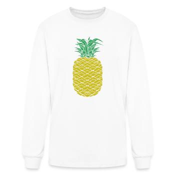 Pineapple - Men's Long Sleeve T-Shirt - white - Front