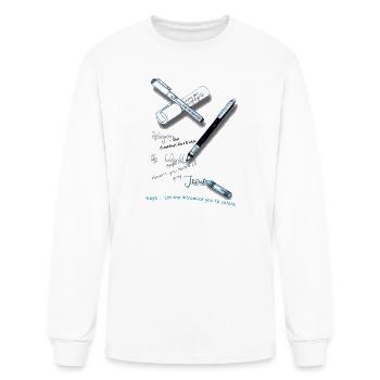 Jesus & religion on opposite spectrums - Men's Long Sleeve T-Shirt - white - Front