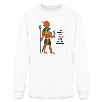 Anubis Morale Booster - Men's Long Sleeve T-Shirt - white - Front