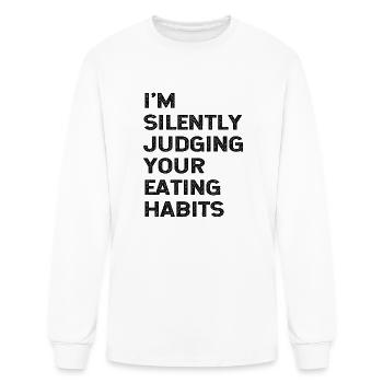 Funny Registered Dietitian Dietician Eating Gift - Men's Long Sleeve T-Shirt - white - Front