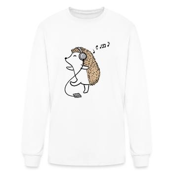 Hedgehog Dance - Men's Long Sleeve T-Shirt - white - Front