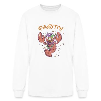 Krabbe does a party - Men's Long Sleeve T-Shirt - white - Front