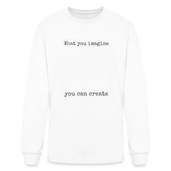 Imagination - Men's Long Sleeve T-Shirt - white - Front