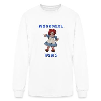 Material girl rageddy ann - Men's Long Sleeve T-Shirt - white - Front