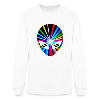 record eyes aliens - Men's Long Sleeve T-Shirt - white - Front