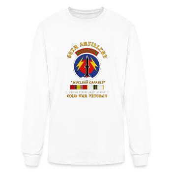 Army 56th Artillery Pershing Nuclear Capable - Men's Long Sleeve T-Shirt - white - Front