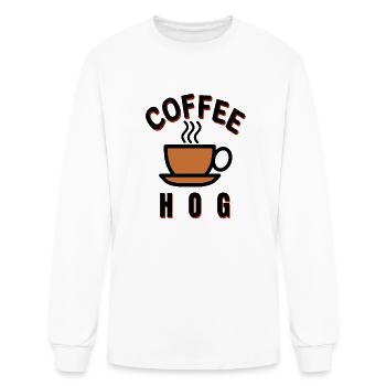 Coffee Hog - Men's Long Sleeve T-Shirt - white - Front