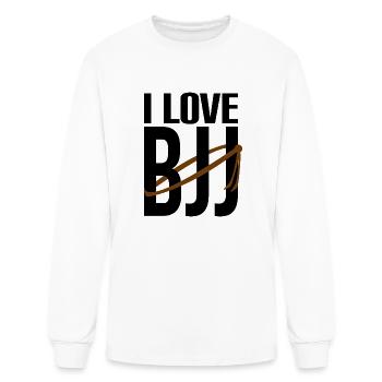 Bjj Brown Belt - Men's Long Sleeve T-Shirt - white - Front