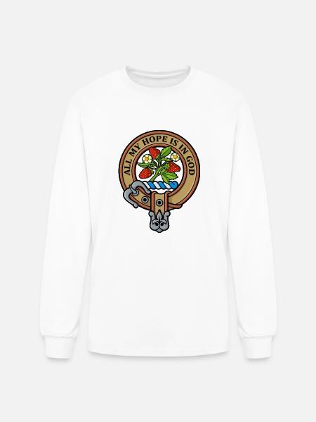 Clan Fraser Crest - Men's Long Sleeve T-Shirt - white