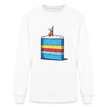 Pan Cake Lgbtq - Men's Long Sleeve T-Shirt - white - Front