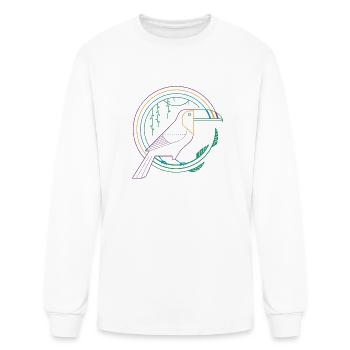 Rainbow Forest - Men's Long Sleeve T-Shirt - white - Front