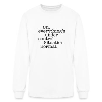 Star Wars Quotes Situation Normal - Men's Long Sleeve T-Shirt - white - Front