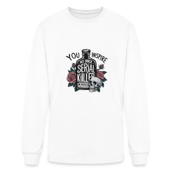 Skullcap My Inner Serial Killer - Men's Long Sleeve T-Shirt - white - Front