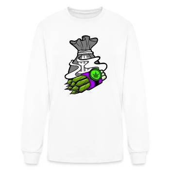 bomb - Men's Long Sleeve T-Shirt - white - Front