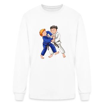 Judo - Men's Long Sleeve T-Shirt - white - Front