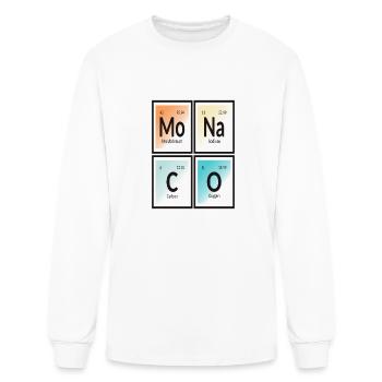 Elements of Monaco - Men's Long Sleeve T-Shirt - white - Front