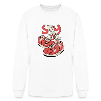 Sneakers - Men's Long Sleeve T-Shirt - white - Front