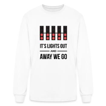 Its Lights Out And Away We Go - Men's Long Sleeve T-Shirt - white - Front