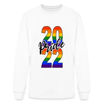 Gay Pride 2022 LGBTIQ Queer Demonstration - Men's Long Sleeve T-Shirt - white - Front