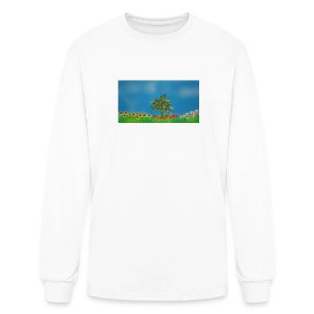 flowers Garden - Men's Long Sleeve T-Shirt - white - Front
