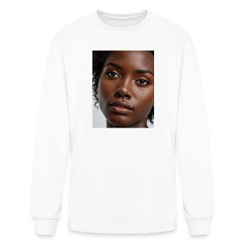 Young girl. - Men's Long Sleeve T-Shirt - white - Front