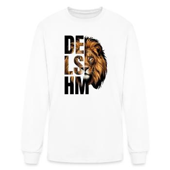 Delshm Lion Fusion - T-shirt à manches longues Homme - blanc - Devant
