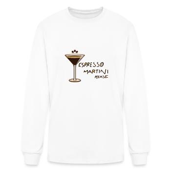 Espresso martini please - Men's Long Sleeve T-Shirt - white - Front