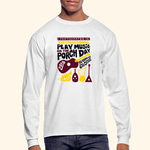 play Music on the Porch Day Participant 2018 - Men's Long Sleeve T-Shirt