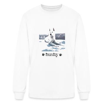 husky - Men's Long Sleeve T-Shirt - white - Front