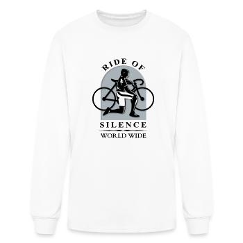 ride of silence - Men's Long Sleeve T-Shirt - white - Front