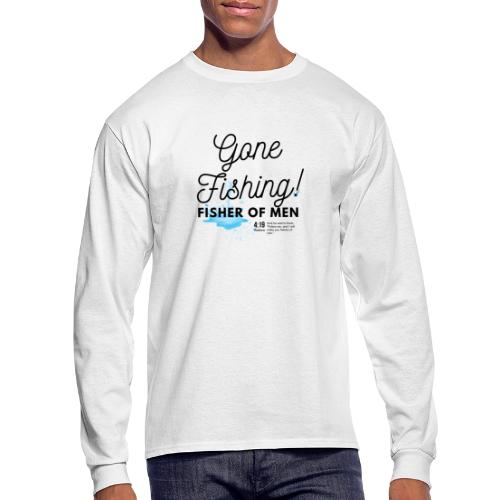 Gone Fishing: Fisher of Men Gospel Shirt - Men's Long Sleeve T-Shirt