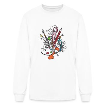 Artist tool - Men's Long Sleeve T-Shirt - white - Front