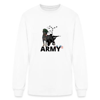 ARMÉE - T-shirt à manches longues Homme - blanc - Devant