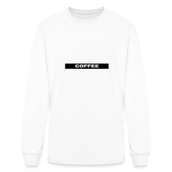 Café Tripple - T-shirt à manches longues Homme - blanc - Devant