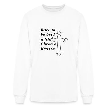 chrome hear - Men's Long Sleeve T-Shirt - white - Front