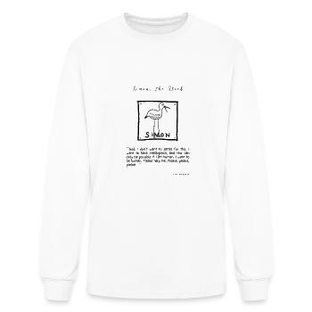 Simon, the Stork - Men's Long Sleeve T-Shirt - white - Front