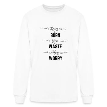 Don't Worry! - Men's Long Sleeve T-Shirt - white - Front