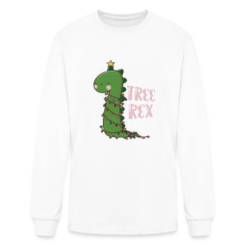 Tree Rex - Men's Long Sleeve T-Shirt - white - Front