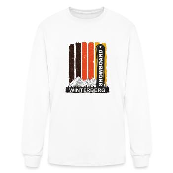 German Flag Winterberg - Men's Long Sleeve T-Shirt - white - Front