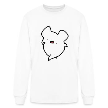 Running Bread - Men's Long Sleeve T-Shirt - white - Front
